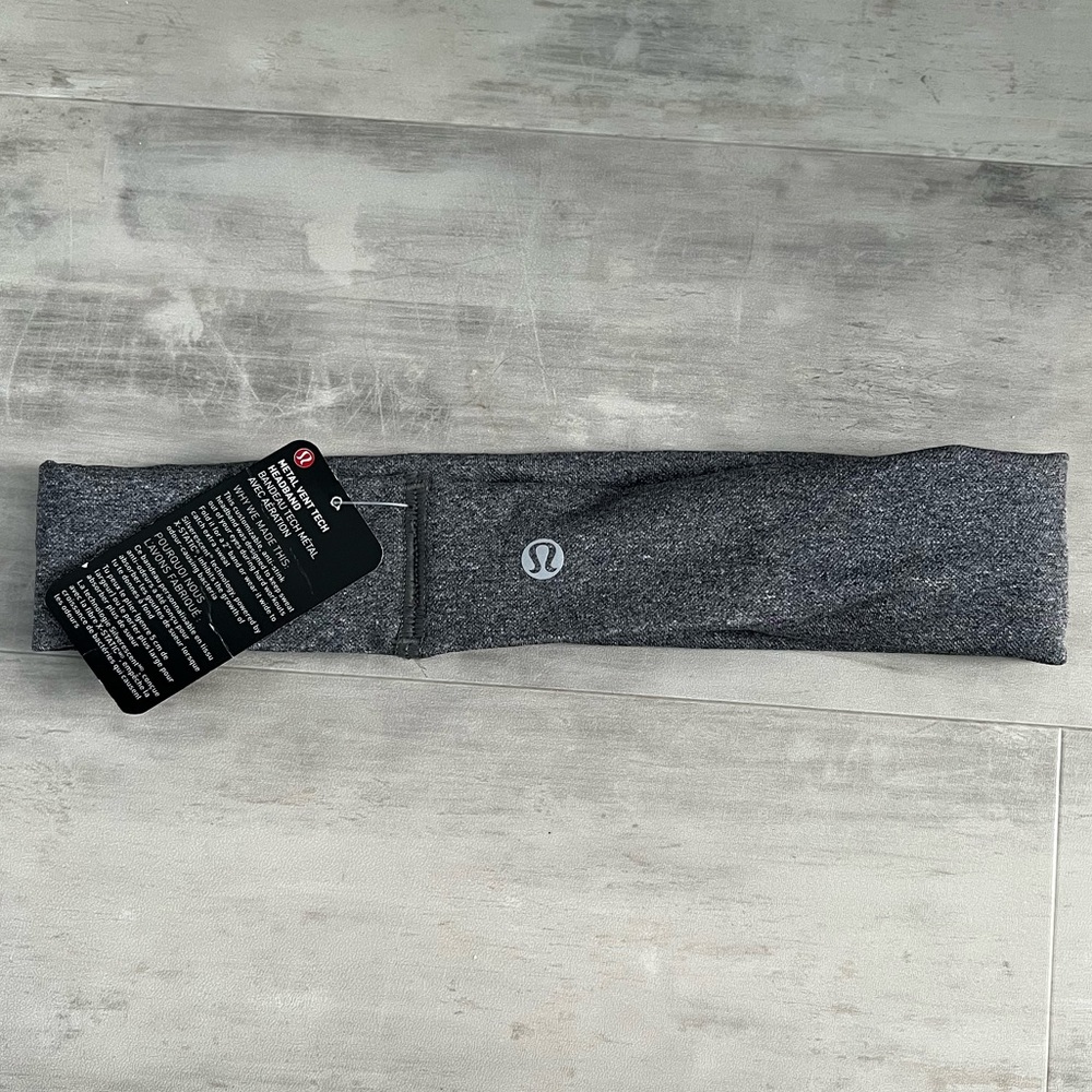 Lululemon Headband Metal Vent Tech